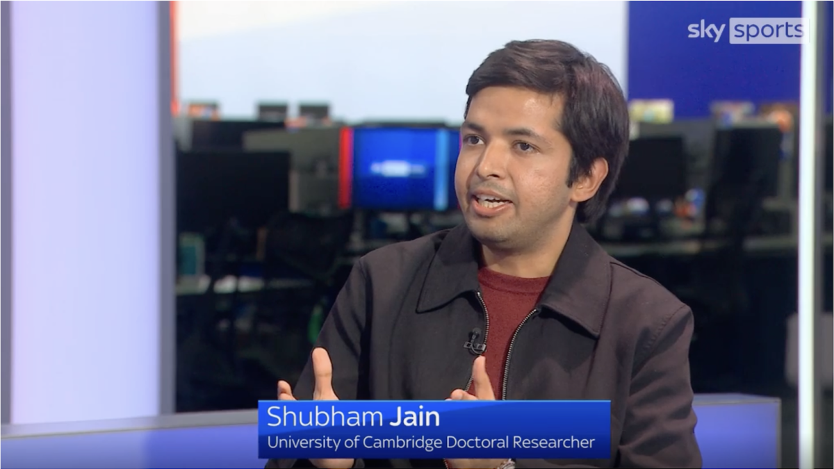Shubham Jain interviewed by Sky Sports News on Human Rights and the Afghan Women's Cricket Team