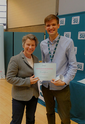 Sinead Agnew receives CUSU award