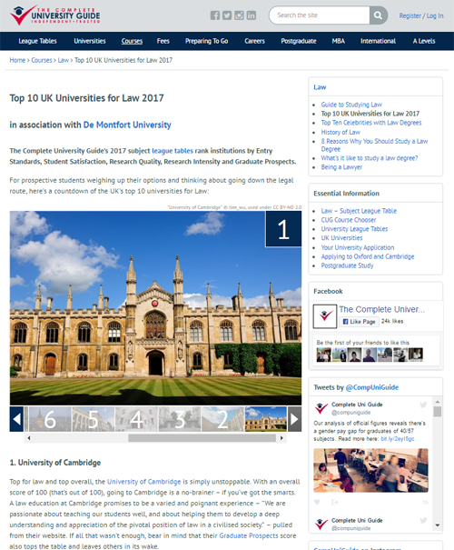 Complete University Guide