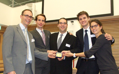 Cambridge in Oxford French Law Moot Victory