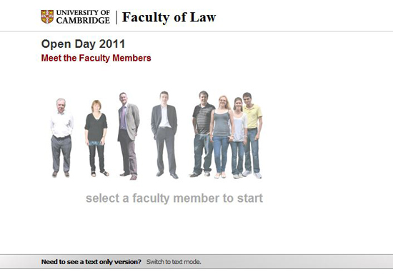 Law Faculty Open Day 2010