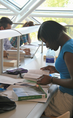 studying law at Cambridge