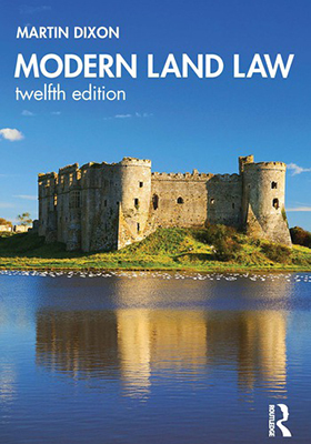 Modern Land Law 12th edition