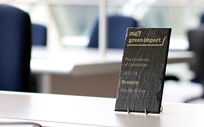 Faculty wins NUS Green Impact Award