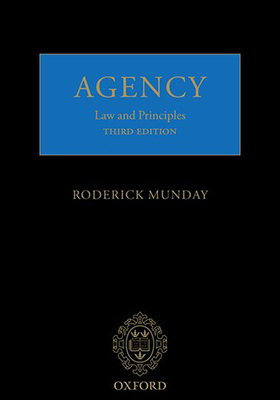 Agency - Law and Principles, 3rd edition