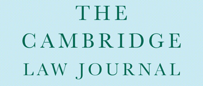 Two Cambridge Law Journal PhD Studentships Open for Applications