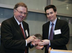 Professor James Crawford receives the Wolfgang Friedmann Memorial Award